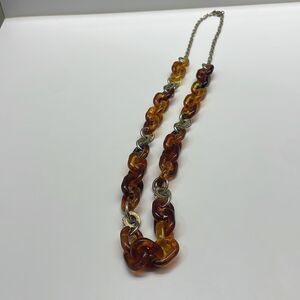 LOFT Gold & Tortoise Chain Necklace